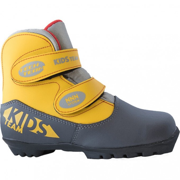 Детские ботинки TECH TEAM Kids NNN TT серо-желтый р.35 NN009329 Детские ботинки TECH TEAM Kids NNN TT серо-желтый р.35 NN009329