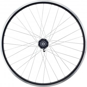 Колесо 26" TECH TEAM переднее диск, двойной обод, втулка алюминиевое на пром.подшип., эксентрик 630071