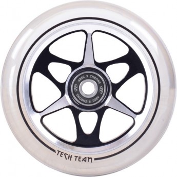 Колесо для самоката TECH TEAM X-TREME 110*24мм KL transp white Колесо для самоката TECH TEAM X-TREME 110*24мм KL transp white