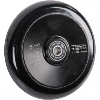 Колесо TECH TEAM для самоката X-Treme 110*24мм, Cat, black Колесо TECH TEAM для самоката X-Treme 110*24мм, Cat, black