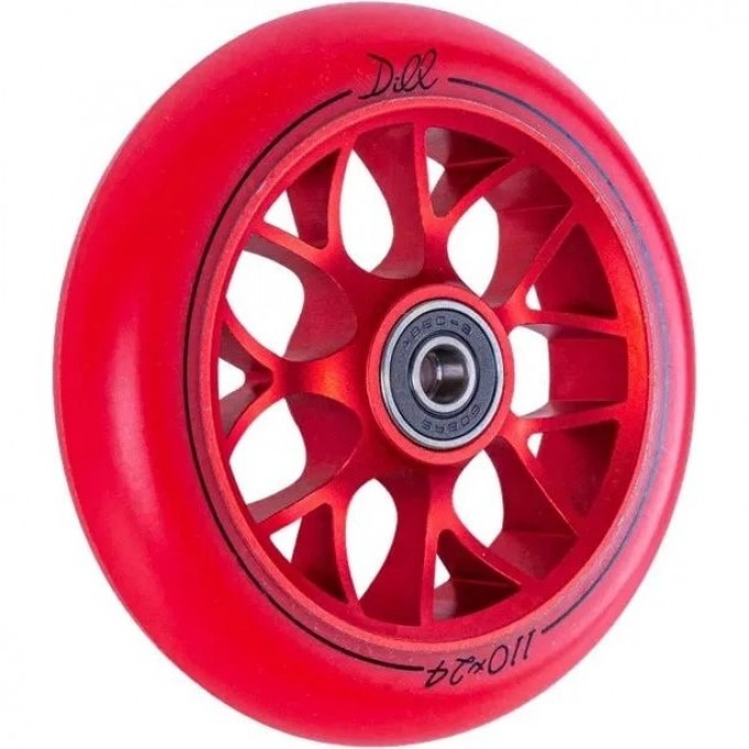 Колесо TECH TEAM для самоката X-Treme 110*24мм, Dill, red NN010294 Колесо TECH TEAM для самоката X-Treme 110*24мм, Dill, red NN010294