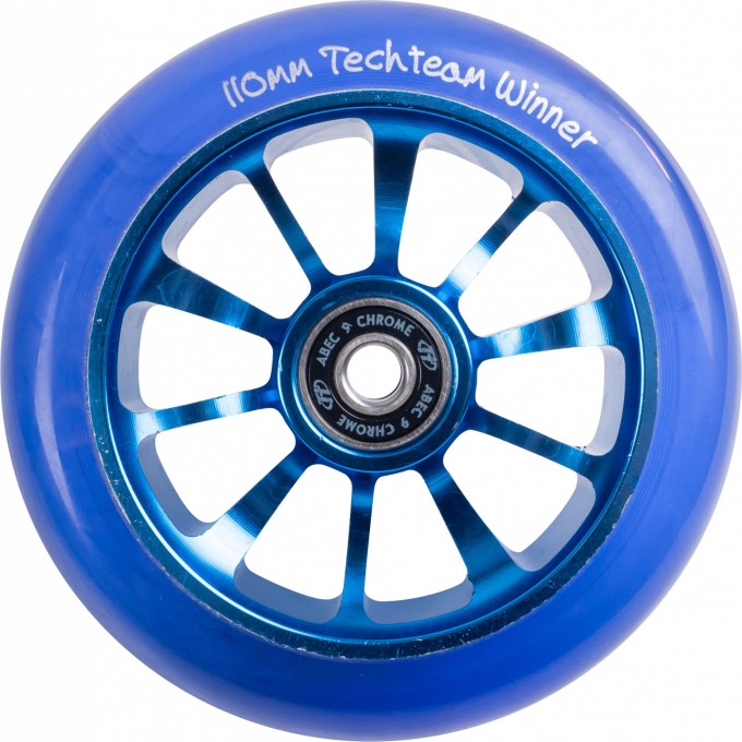 Колесо TECH TEAM для самоката X-Treme 110*24мм Winner, blue NN011120 Колесо TECH TEAM для самоката X-Treme 110*24мм Winner, blue NN011120