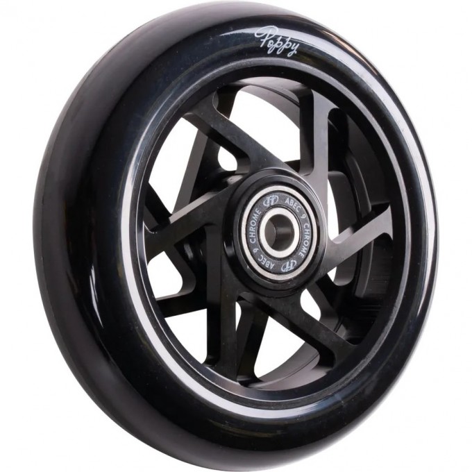 Колесо TECH TEAM для самоката X-Treme 110*26мм, Poppy, black NN010303 Колесо TECH TEAM для самоката X-Treme 110*26мм, Poppy, black NN010303