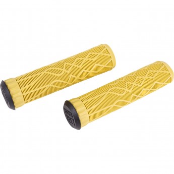 Набор TECH TEAM грипсы 2шт с барендами BL 115/S22, Yellow