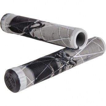 Набор TECH TEAM грипсы 2шт с барендами Fish, 170mm,на трюковой самокат 294354 Grey/Black