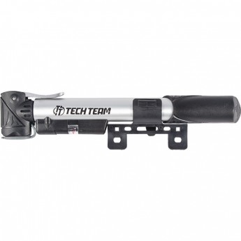 Насос ручной TECH TEAM ZF-024 25х250 мм алюминиевый корпус с манометром