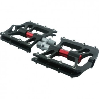 Педали TECH TEAM алюм. фрез. со сьемными шипами, CrMo ось, 3 пром. подш., 9/16", 1/20 ALNC-1060 black