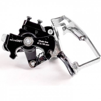 Переключатель передний TECH TEAM на 3 скорости Microshift Marvo FD-M43 универс. тяга, адаптер 28,6-34,9 мм FD-M43 Переключатель передний TECH TEAM на 3 скорости Microshift Marvo FD-M43 универс. тяга, адаптер 28,6-34,9 мм FD-M43