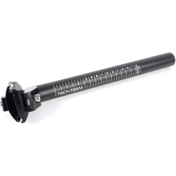 Подседельный штырь TECH TEAM 31,6x350 mm, алюминиевый с креплением, черный JS-609 31.6*350MM Подседельный штырь TECH TEAM 31,6x350 mm, алюминиевый с креплением, черный JS-609 31.6*350MM