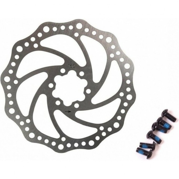 Ротор/диск тормозной TECH TEAM Feilaier F6 180 mm, на 6 болтов BR-F6-180 NN005562 Ротор/диск тормозной TECH TEAM Feilaier F6 180 mm, на 6 болтов BR-F6-180 NN005562