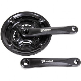 Система TECH TEAM Prowheel, черная, шатун алюминиевый, 152мм, 3 скорости. 1/10 MA-AC49-3 152