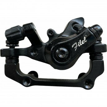 Тормоз дисковый TECH TEAM Feilaier, алюминиевый, под ротор F:180/ R:160, черный Тормоз дисковый TECH TEAM Feilaier, алюминиевый, под ротор F:180/ R:160, черный