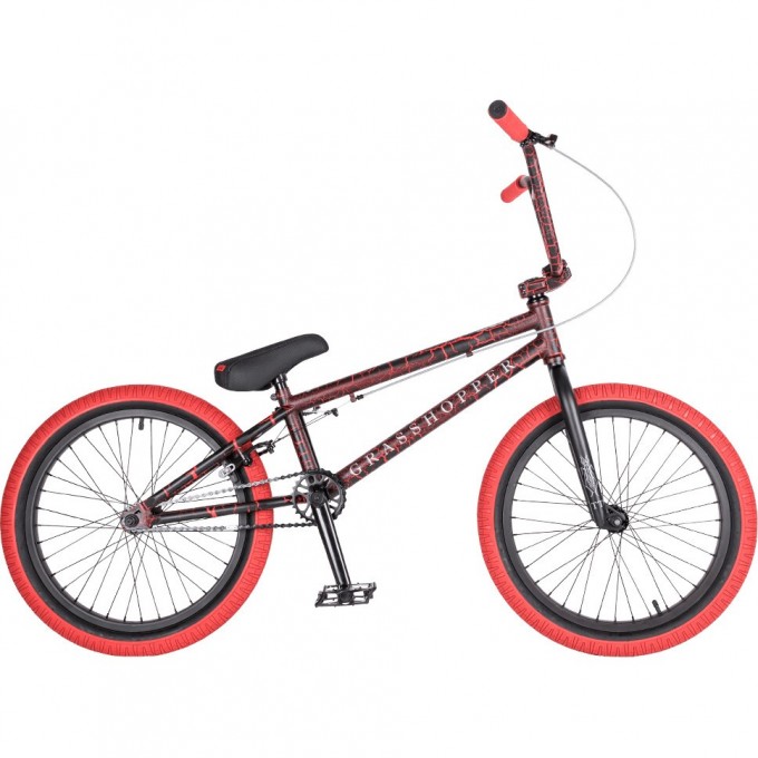 Велосипед BMX TECH TEAM GRASSHOPPER 20" черный NN000799 Велосипед BMX TECH TEAM GRASSHOPPER 20" черный NN000799
