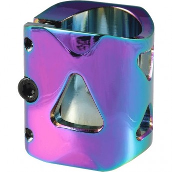 Зажим TECH TEAM 3 болта GH, HIC (Old Boy) Neo Chrome