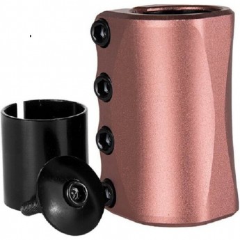 Зажим TECH TEAM 4 болта CL-G, 31,8/34,9, SCS (Goliath) brown