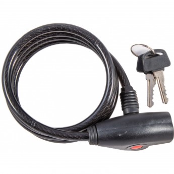 Замок велосипедный TECH TEAM GK102.106+GK-01 10х1200mm Замок велосипедный TECH TEAM GK102.106+GK-01 10х1200mm