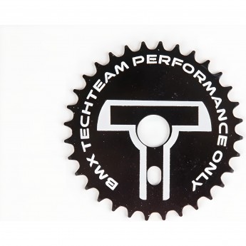 Звезда передняя TECH TEAM GS-Z104 1/2"x1/8" 32T стальная,черная SPR-GS-Z104-32-T