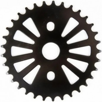 Звезда передняя TECH TEAM Samox CW-1375C 1/2"x1/8" 33T сталь черная SPR-CW-1375C-33-B