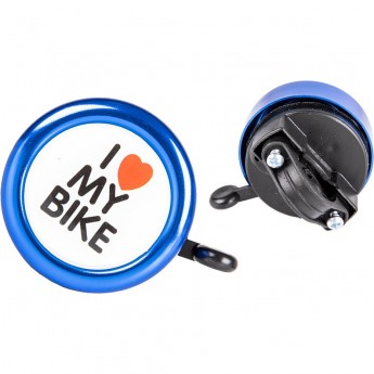 Звонок велосипедный TECH TEAM синий 45A-09